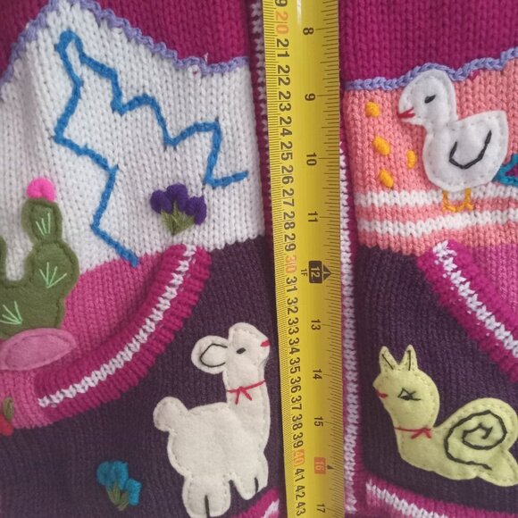 Little lulu and friends- handmade kids sweater- new - Picture 3 of 6